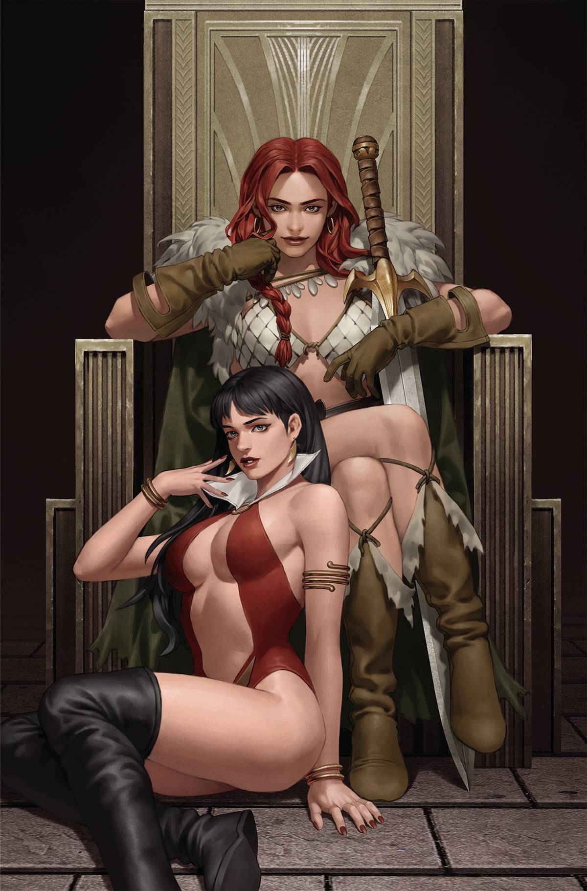 VAMPIRELLA VS RED SONJA #3 CVR I 25 COPY INCV YOOON VIRGIN