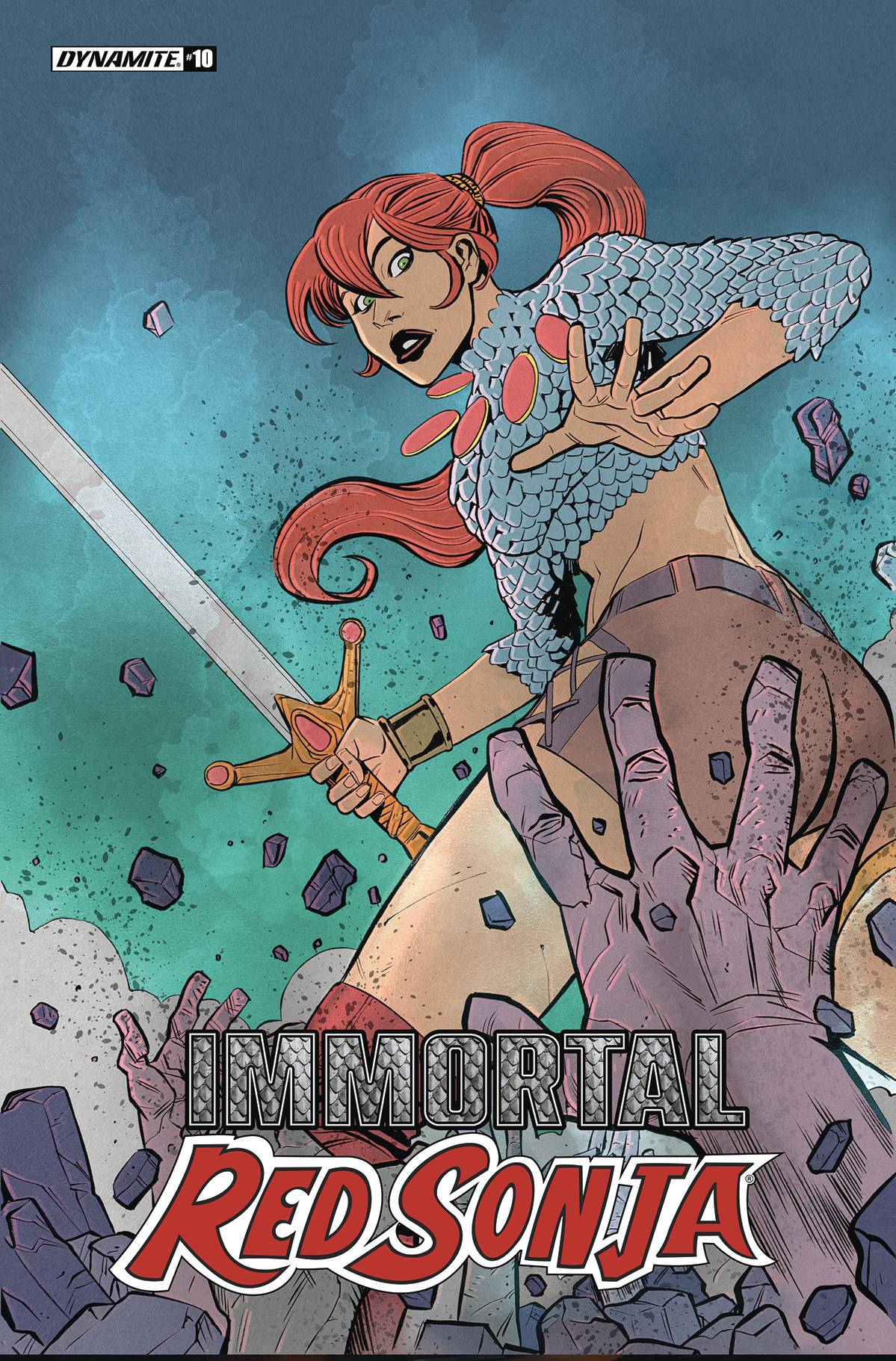 IMMORTAL RED SONJA #10 CVR B MOSS