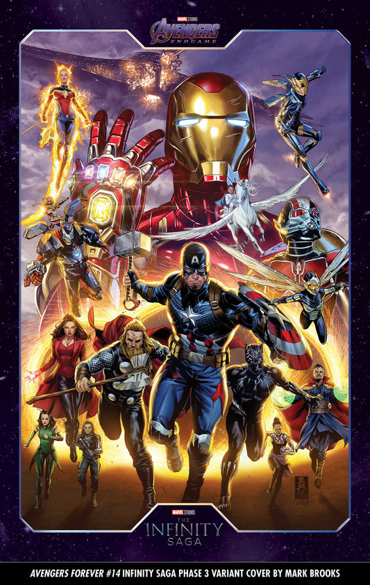 AVENGERS FOREVER 14 BROOKS INFINITY SAGA PHASE 3 VARIANT