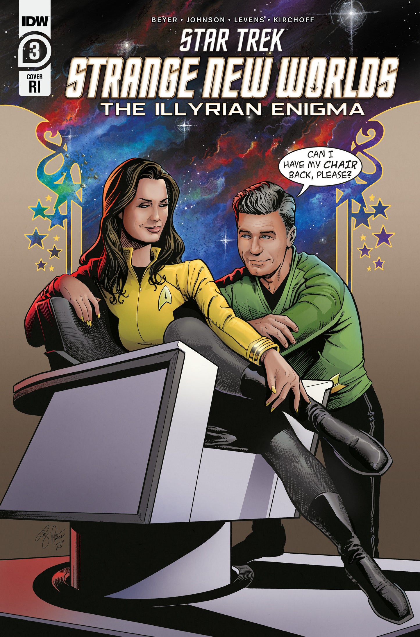 Star Trek: Strange New Worlds--The Illyrian Enigma #3 Variant RI (25) (Price)