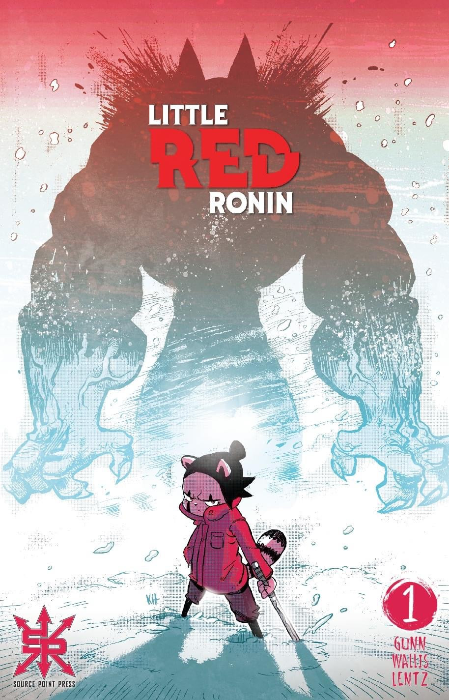 LITTLE RED RONIN ASHCAN signed